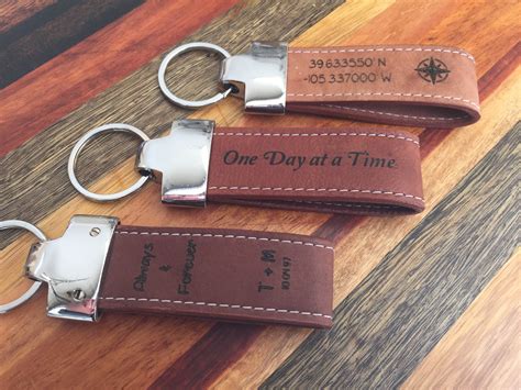 leather key ring for men